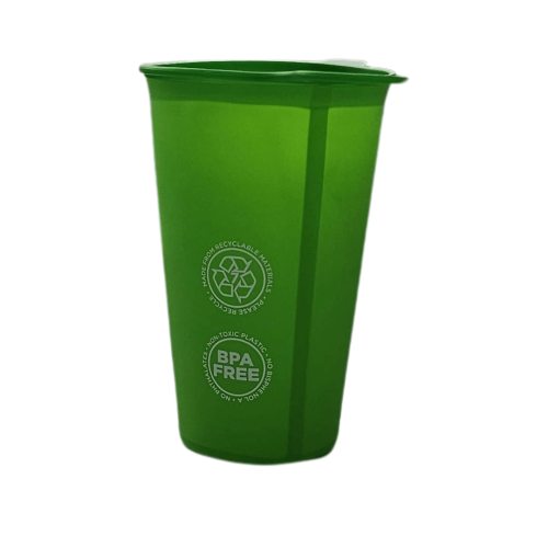 Copo de silicone flexível - Verde